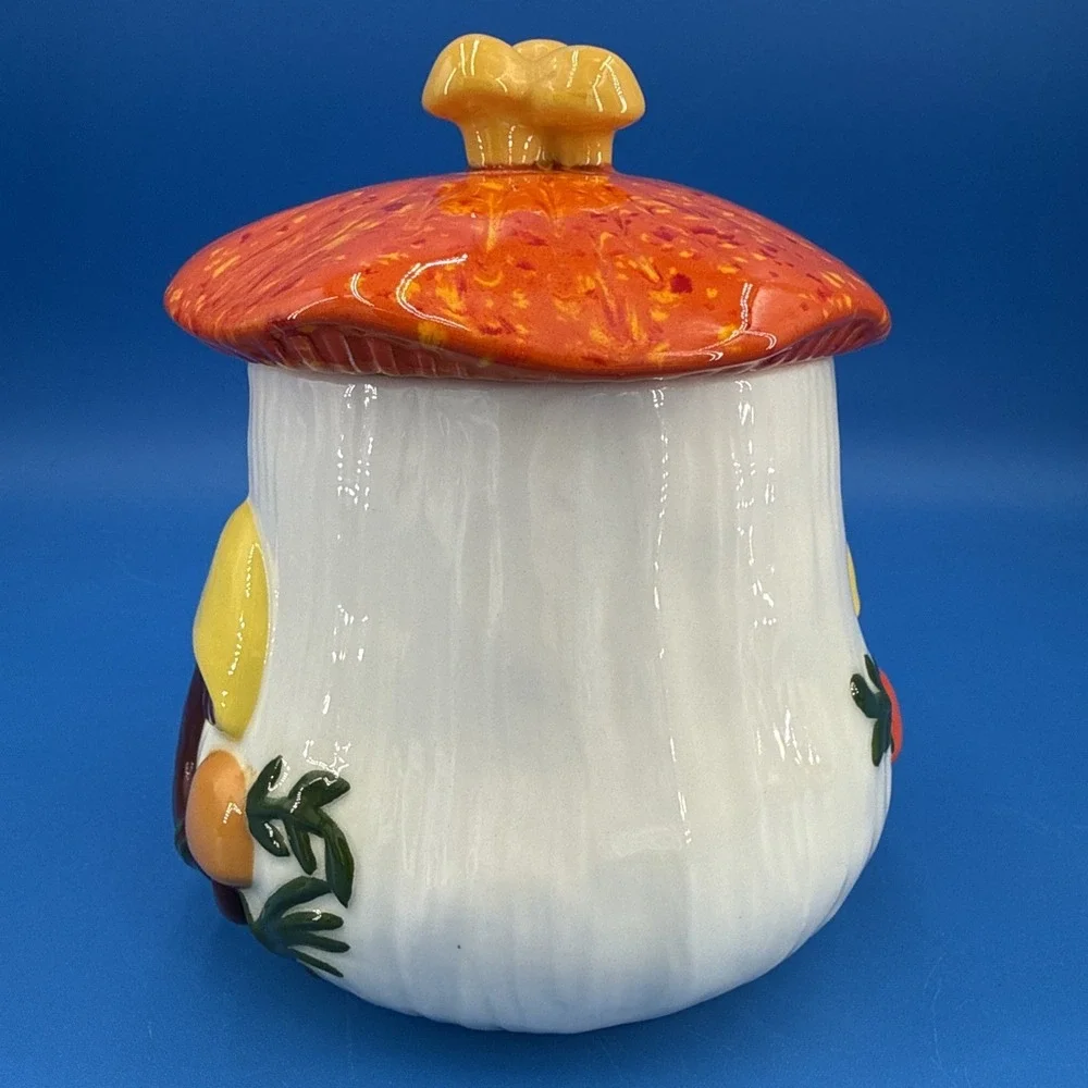 Vintage Arnels Mushroom Canister Small 7